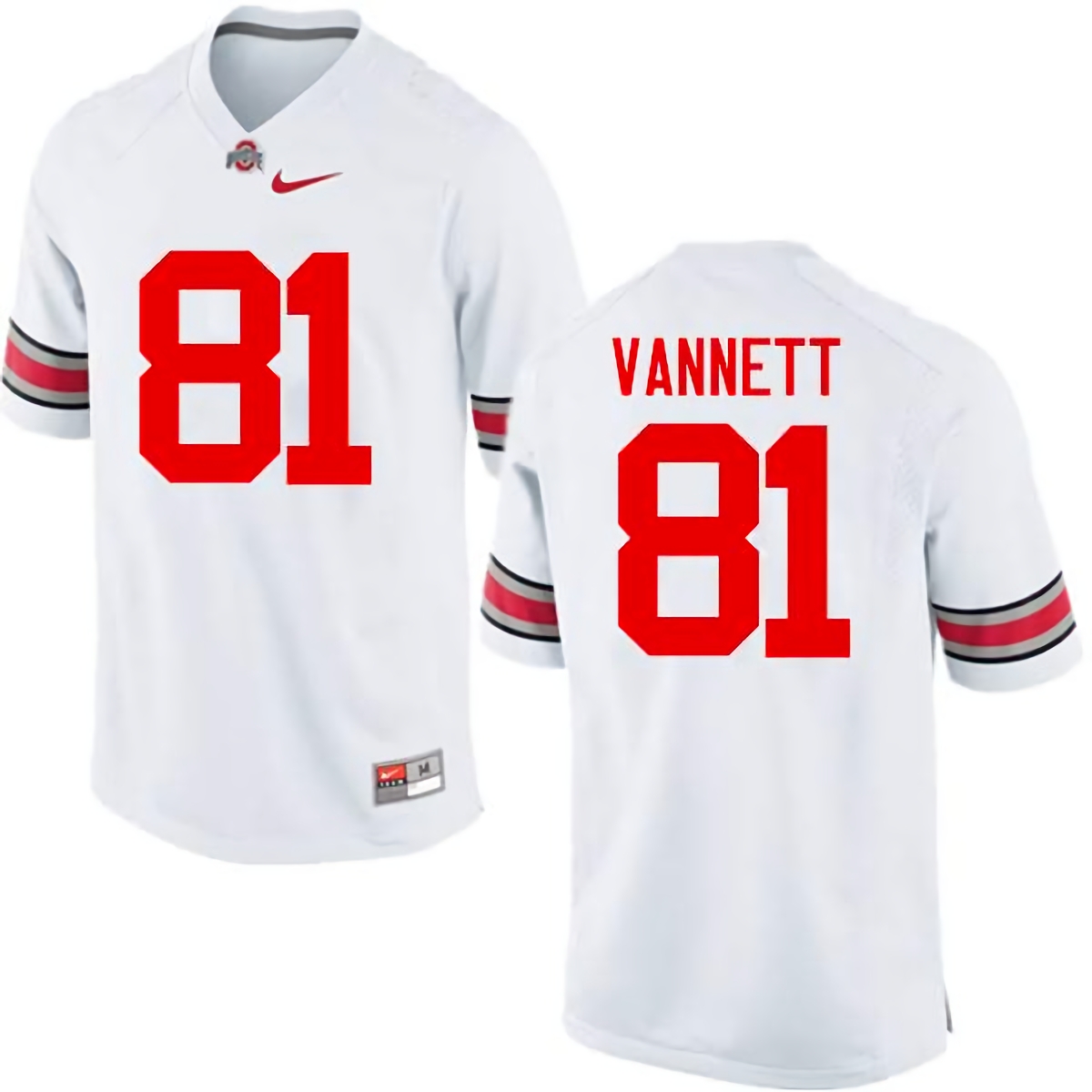 Nick Vannett Ohio State Buckeyes Men's NCAA #81 Nike White College Stitched Football Jersey LBE7356IG